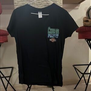 Harley-Davidson Chicago Wrigleyville Black T-Shirt